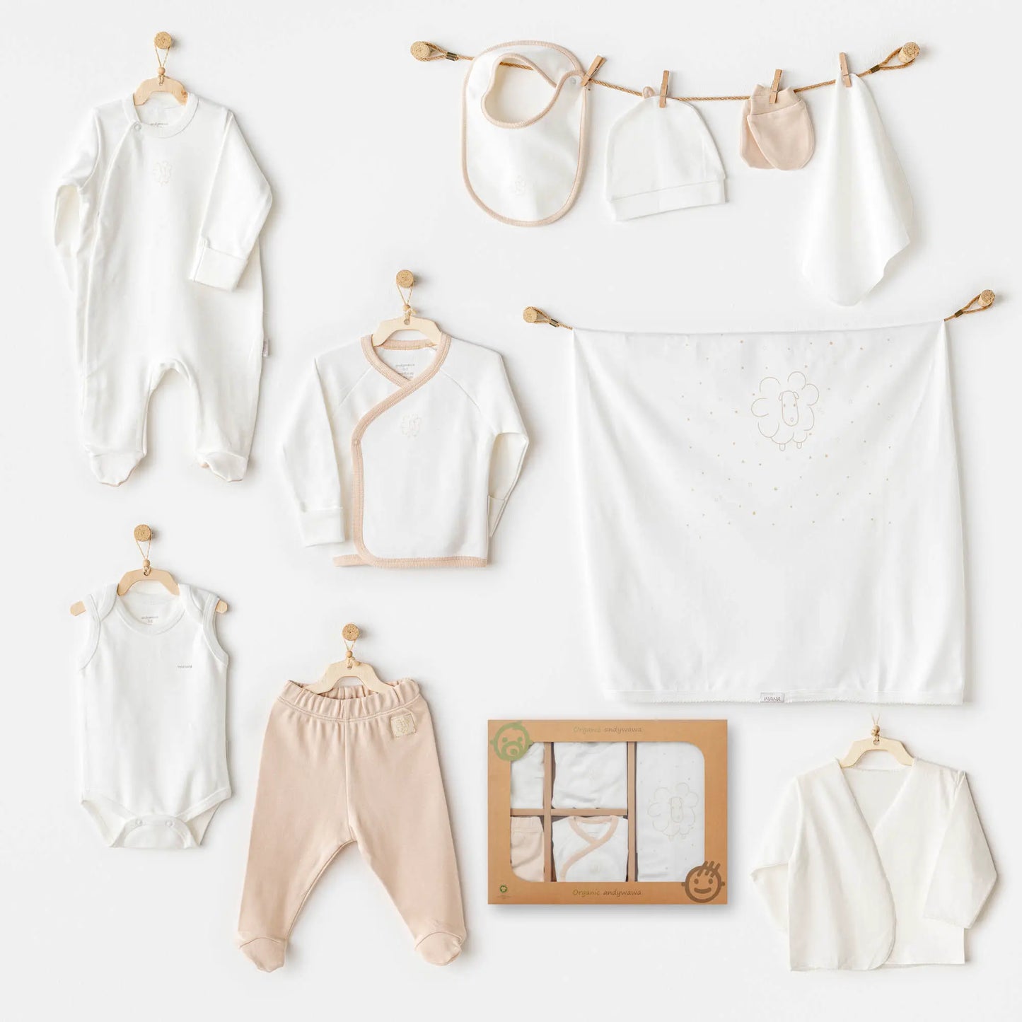 10 Pcs Organic Newborn Set