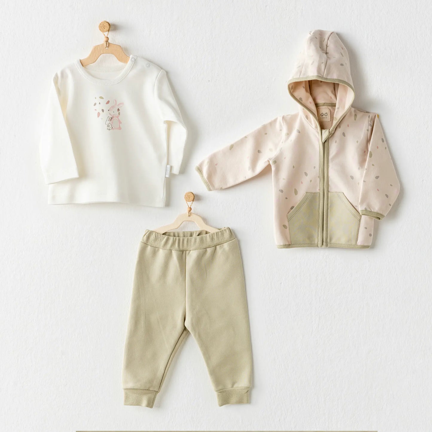 3 Pcs Baby Casual Set