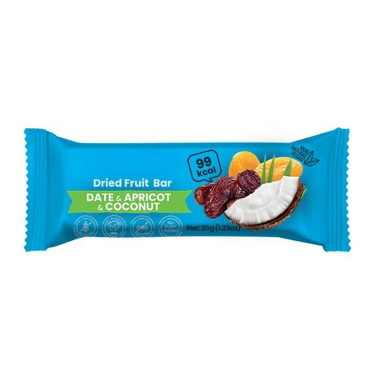Dried Date, Apricot, Coconut Fruitbar