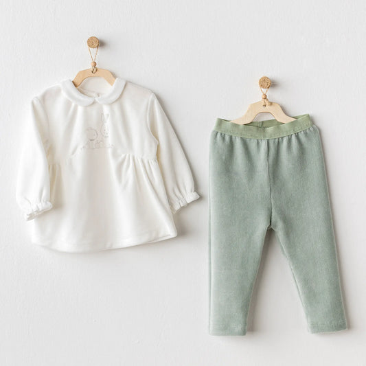 2 Pcs Set Velvet Cute Bear Friends